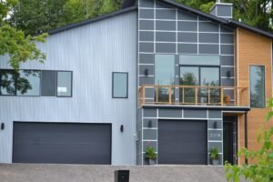 final look of a garage door repair